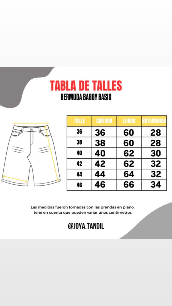 Bermuda Baggy Negro Localizado