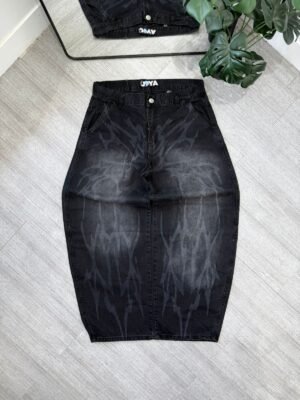 Jean Baggy Scare - Black