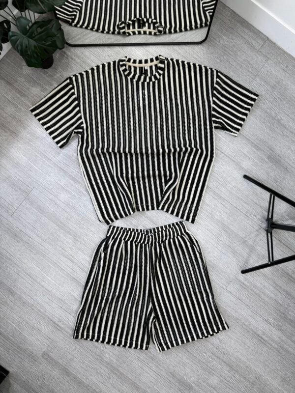 Conjunto Crochet Rayado