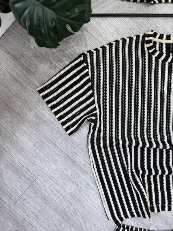 Conjunto Crochet Rayado