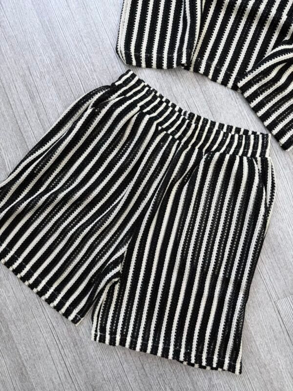 Conjunto Crochet Rayado