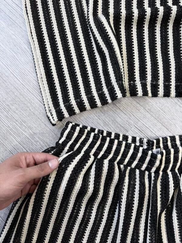 Conjunto Crochet Rayado