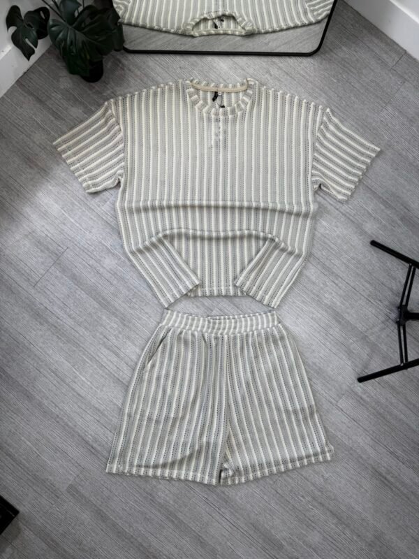 Conjunto Crochet Rayado