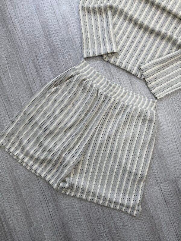 Conjunto Crochet Rayado